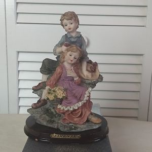 FIRENZE Boy and Girl Figurine